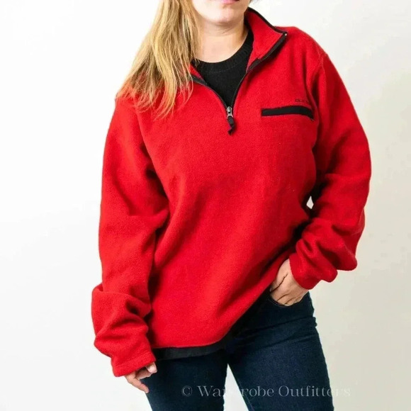 Old Navy Tops - Vintage Y2K Old Navy Red Pullover Sweatshirt